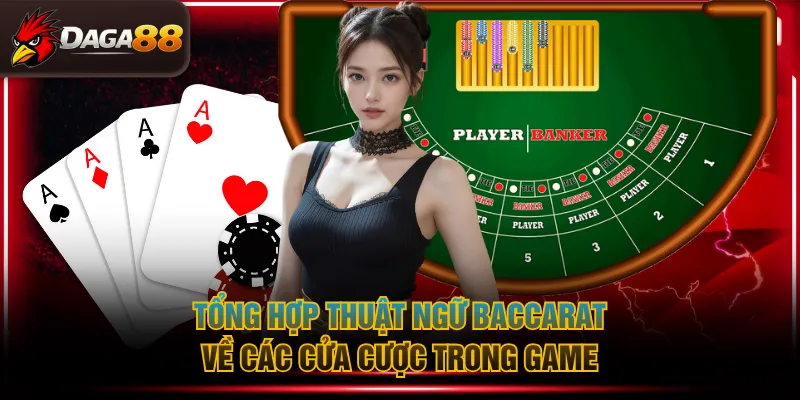 Tổng hợp thuật ngữ Baccarat về các cửa cược trong game